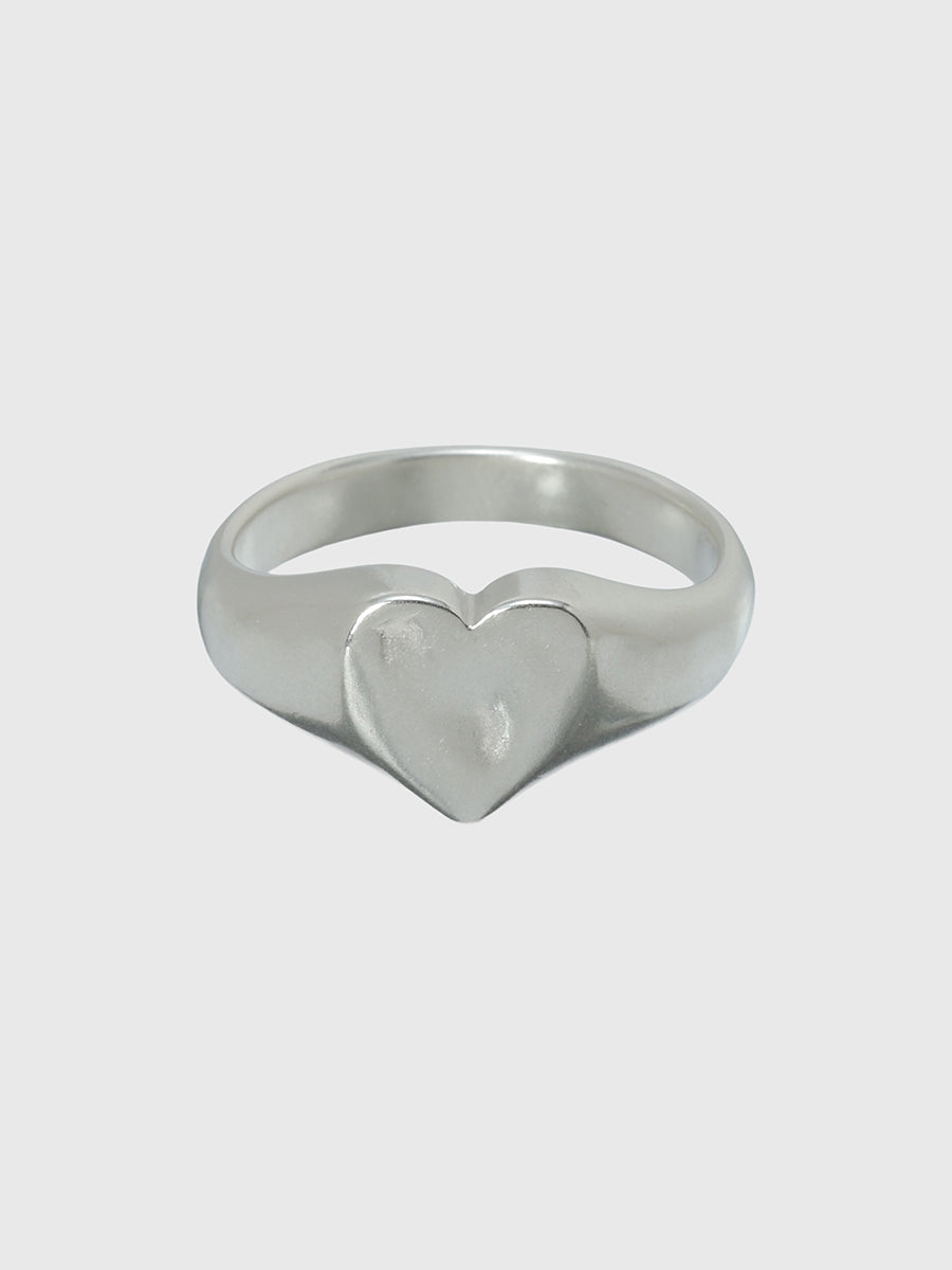 【TEN.】ハートシグネットリング SV   11号