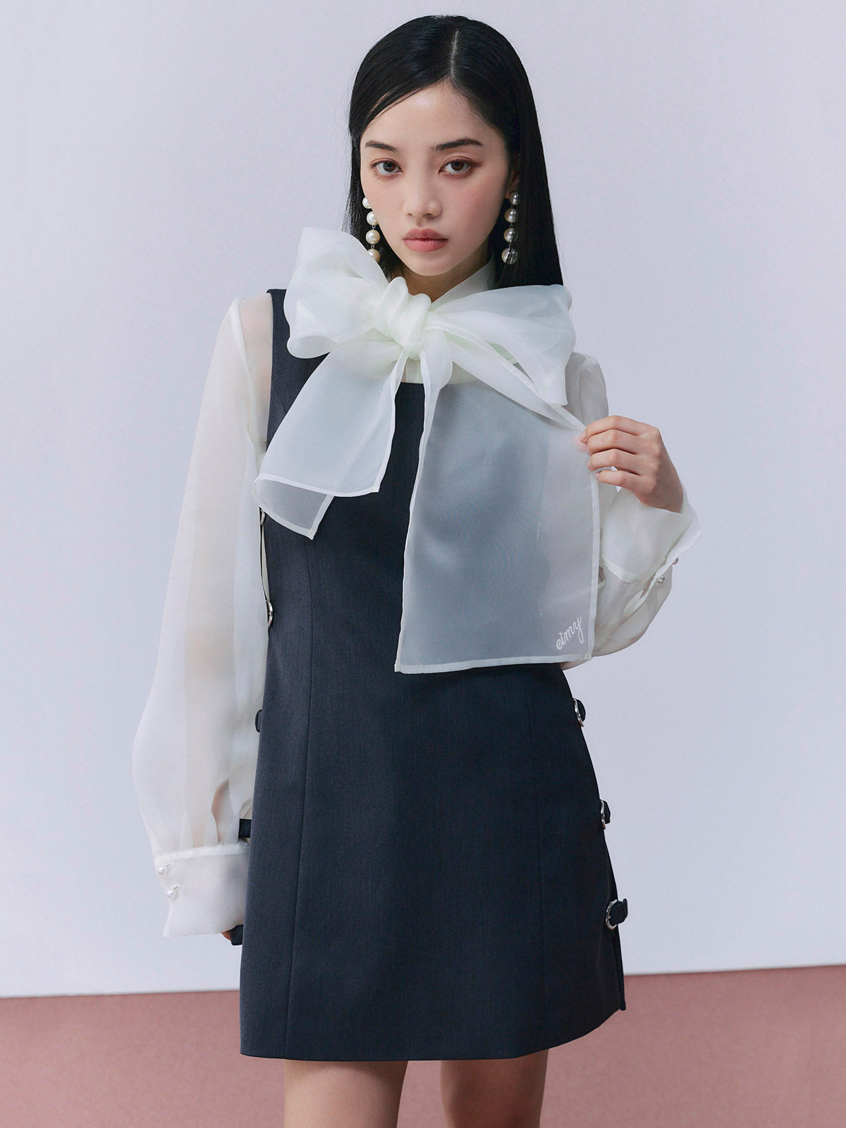 eimyistoire ボウタイシアーブラウス　エイミーイストワール ボウタイシアーブラウス