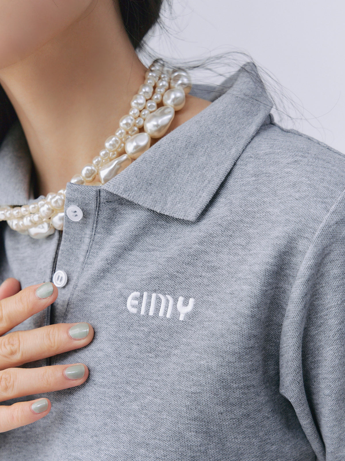 ロゴカットポロトップス