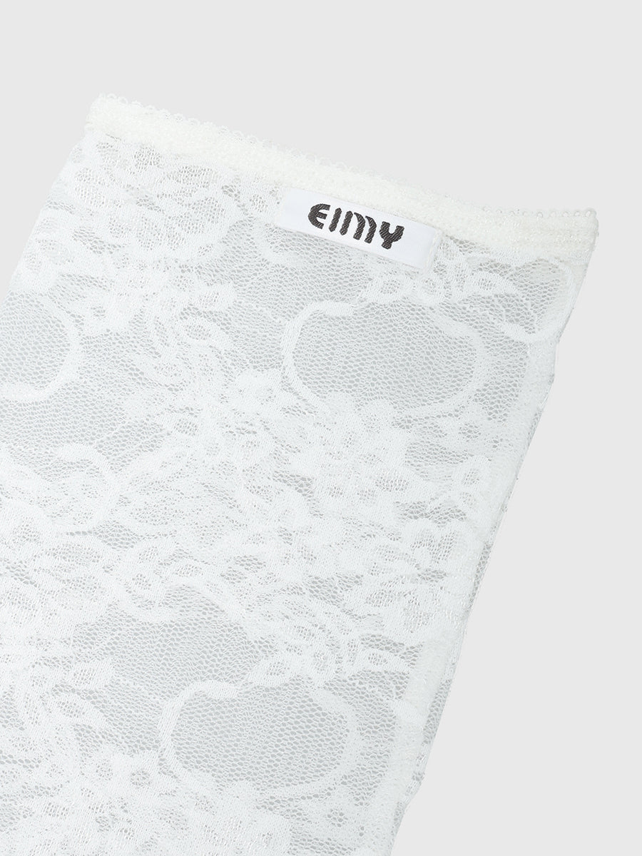 レースロングソックス