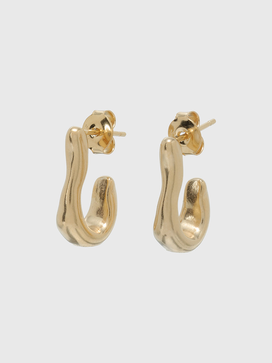 【TEN.】ハートスワンピアス GD