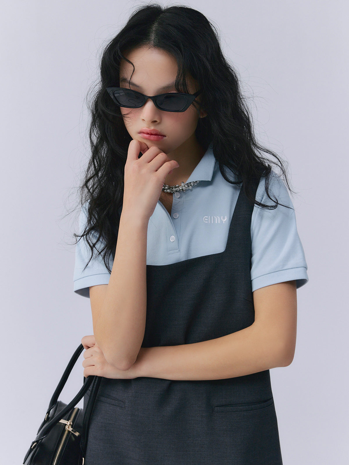 ロゴカットポロトップス