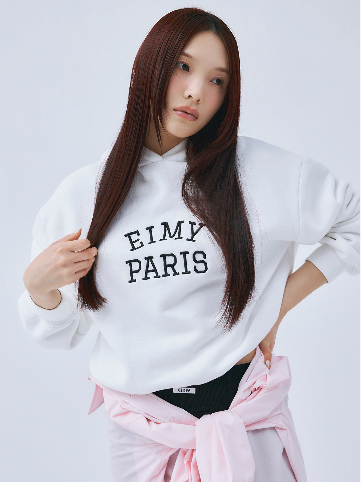 EIMY PARISロゴフーディー