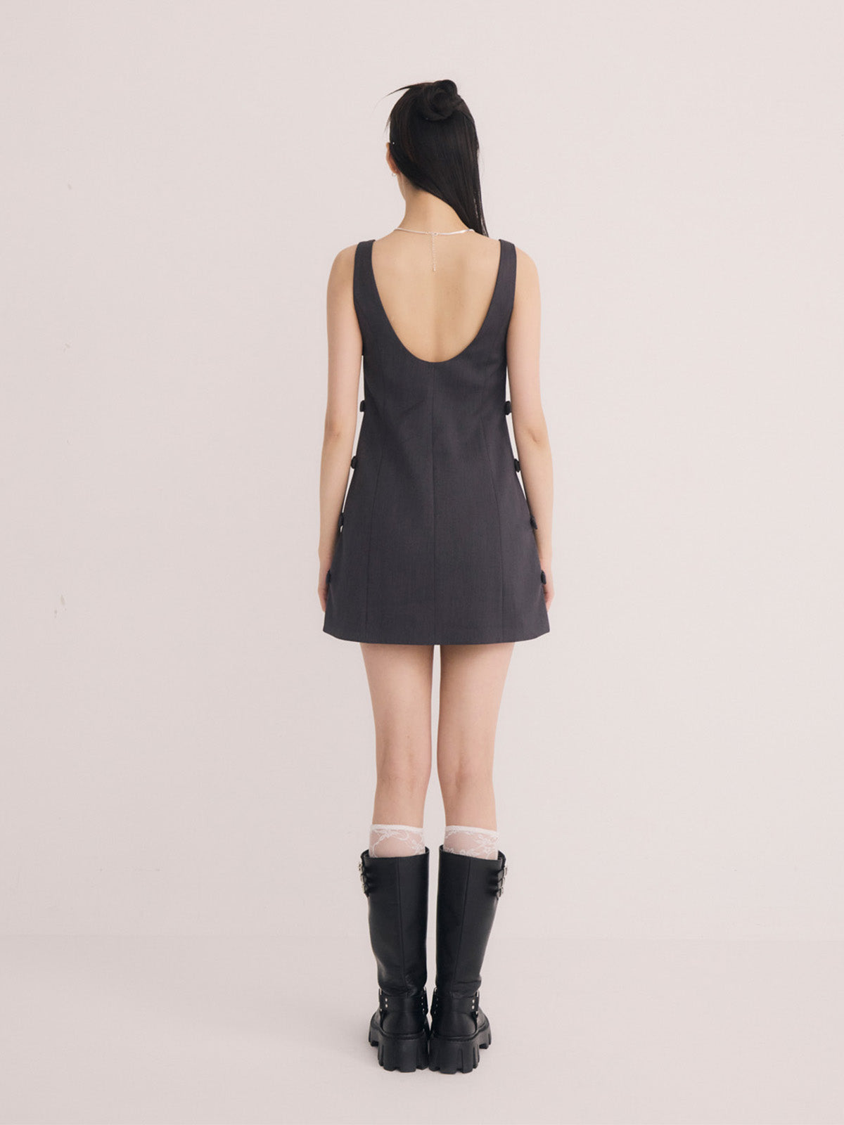 サイドベルトワンピース