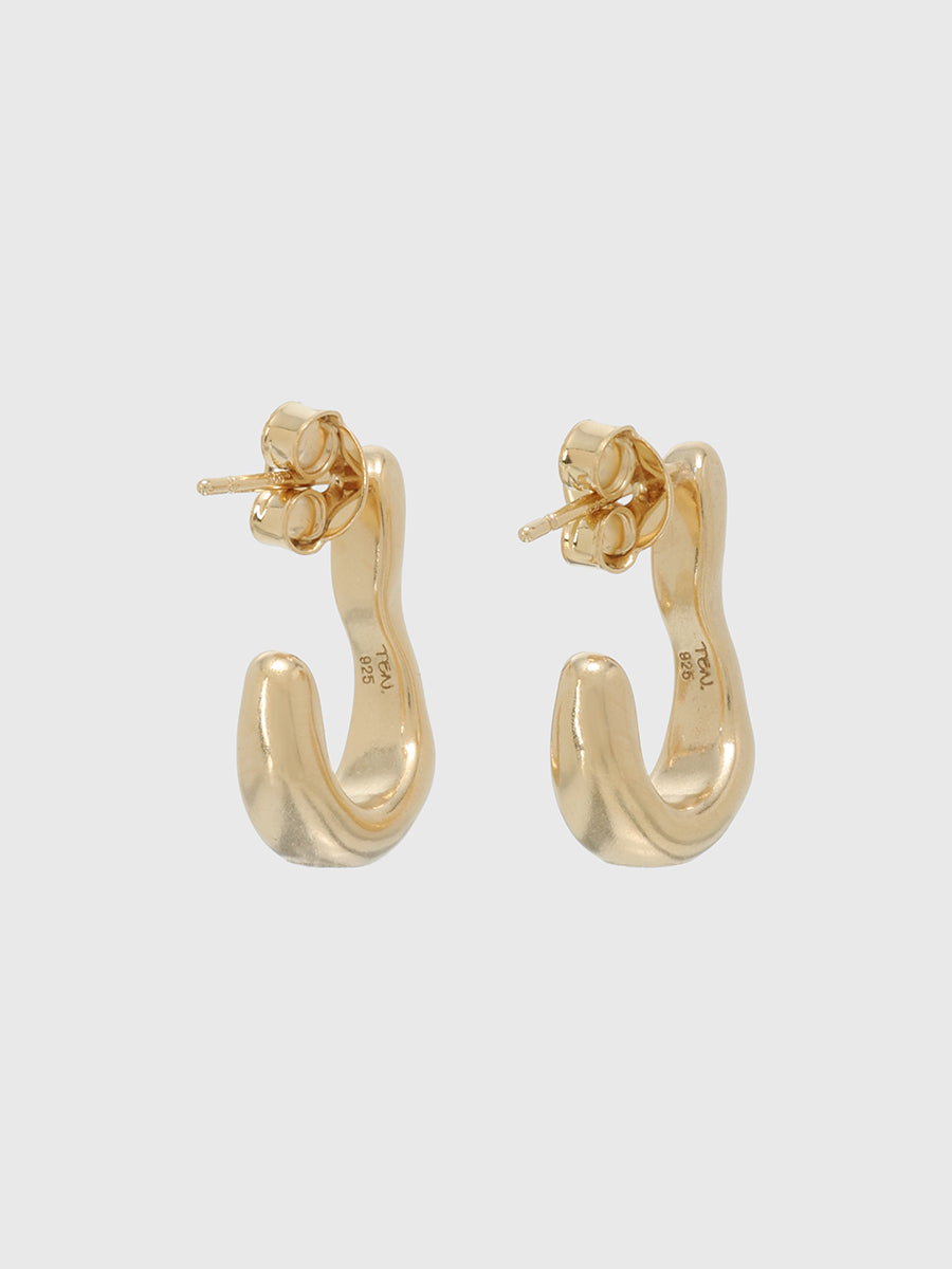 【TEN.】ハートスワンピアス GD