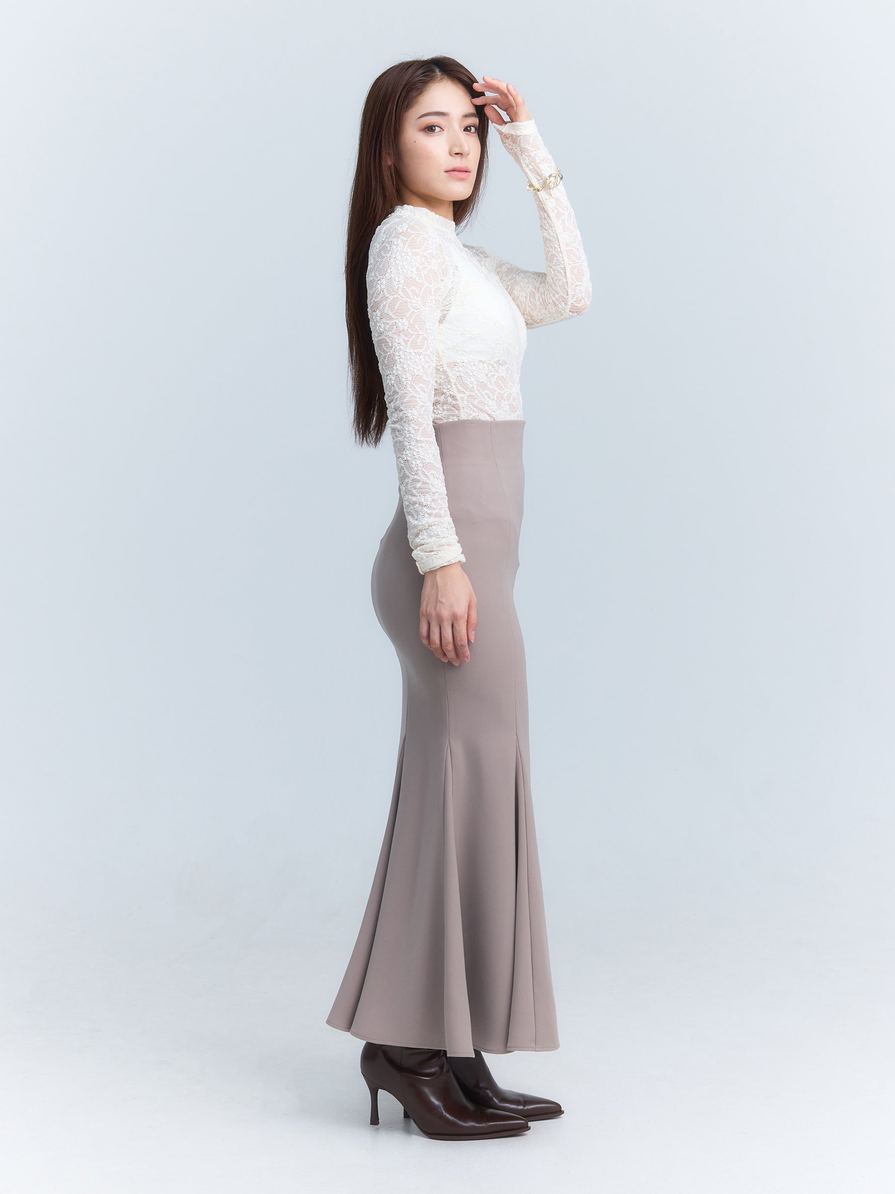 バックオープンプランジブラキャミソール