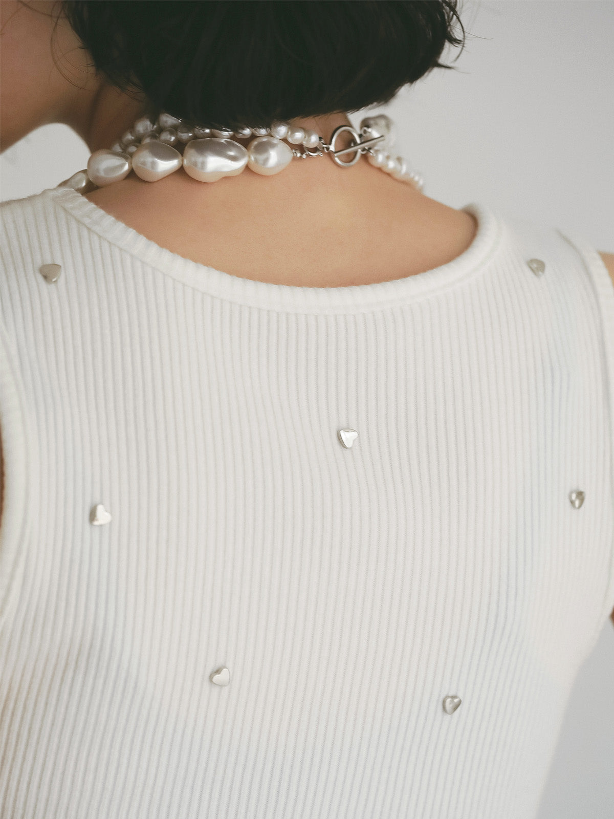 ハートスタッズタンクトップ