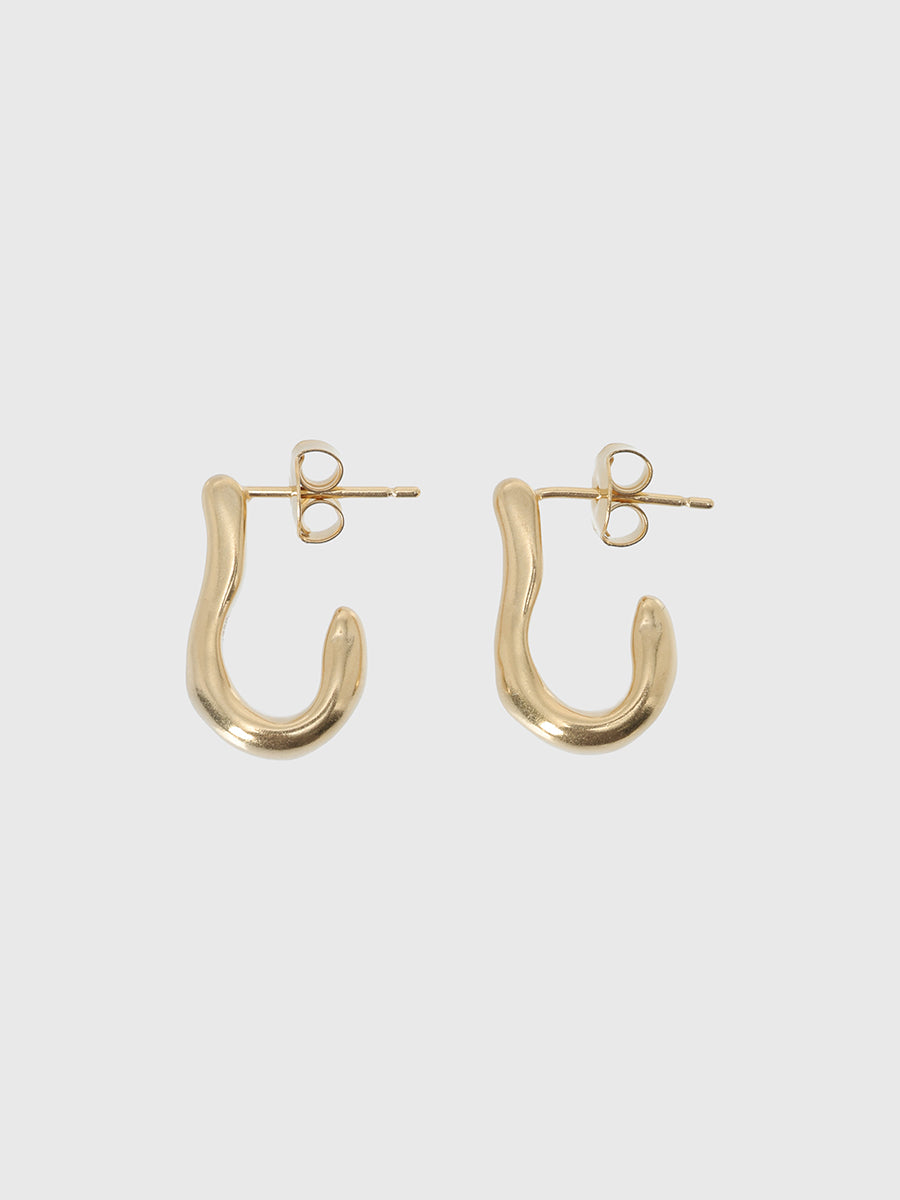 TEN.】ハートスワンピアス GD