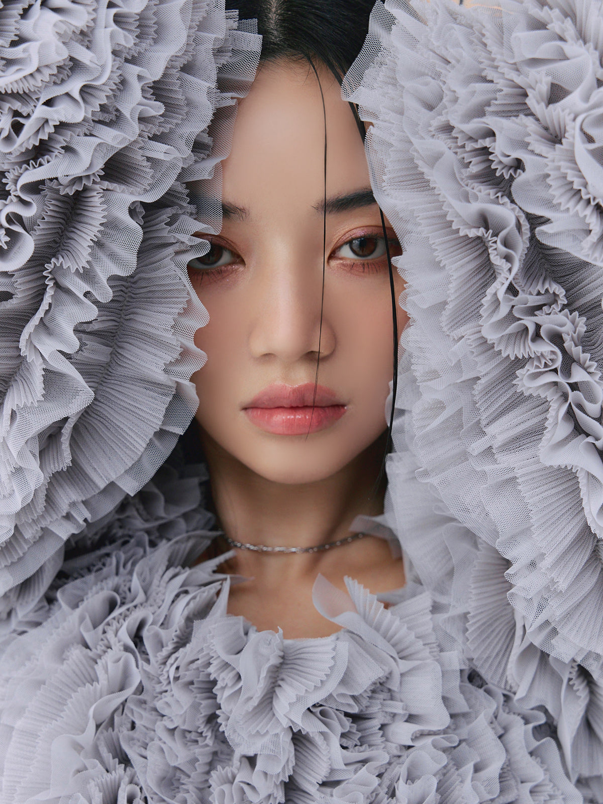 ボリュームチュールオフショルトップス