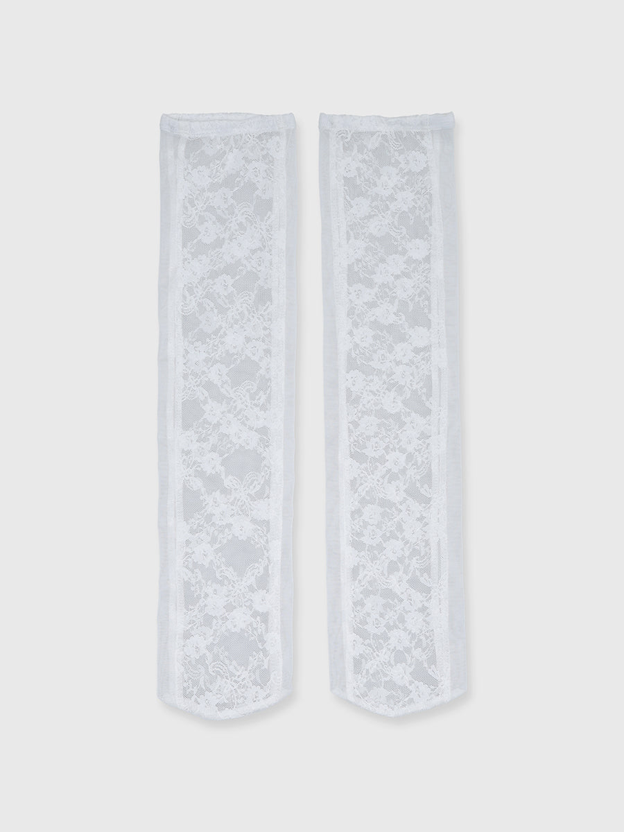 ラインレースソックス