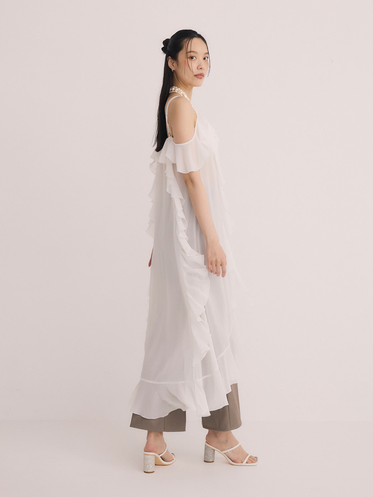 美脚フレアパンツ