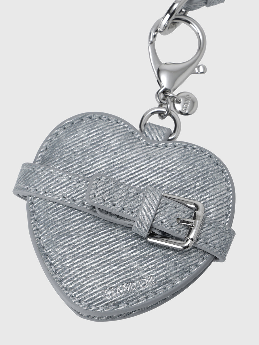 STAND OIL】BELTED MIRROR KEYRING