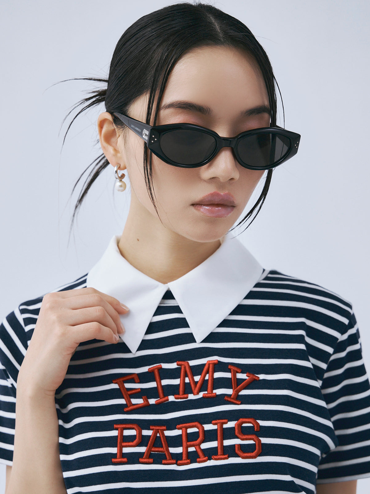 EIMY PARISボーダーTシャツ