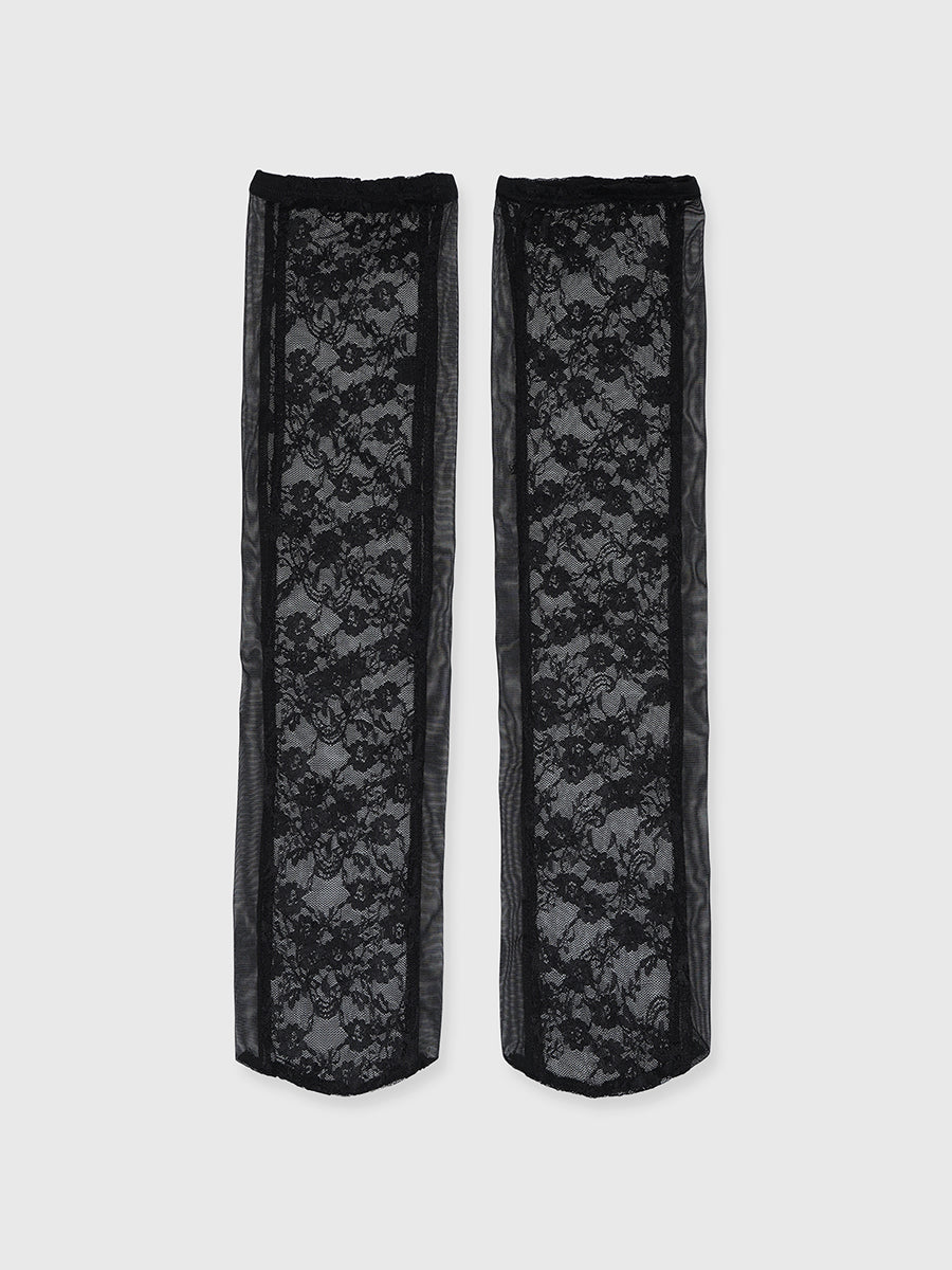 ラインレースソックス