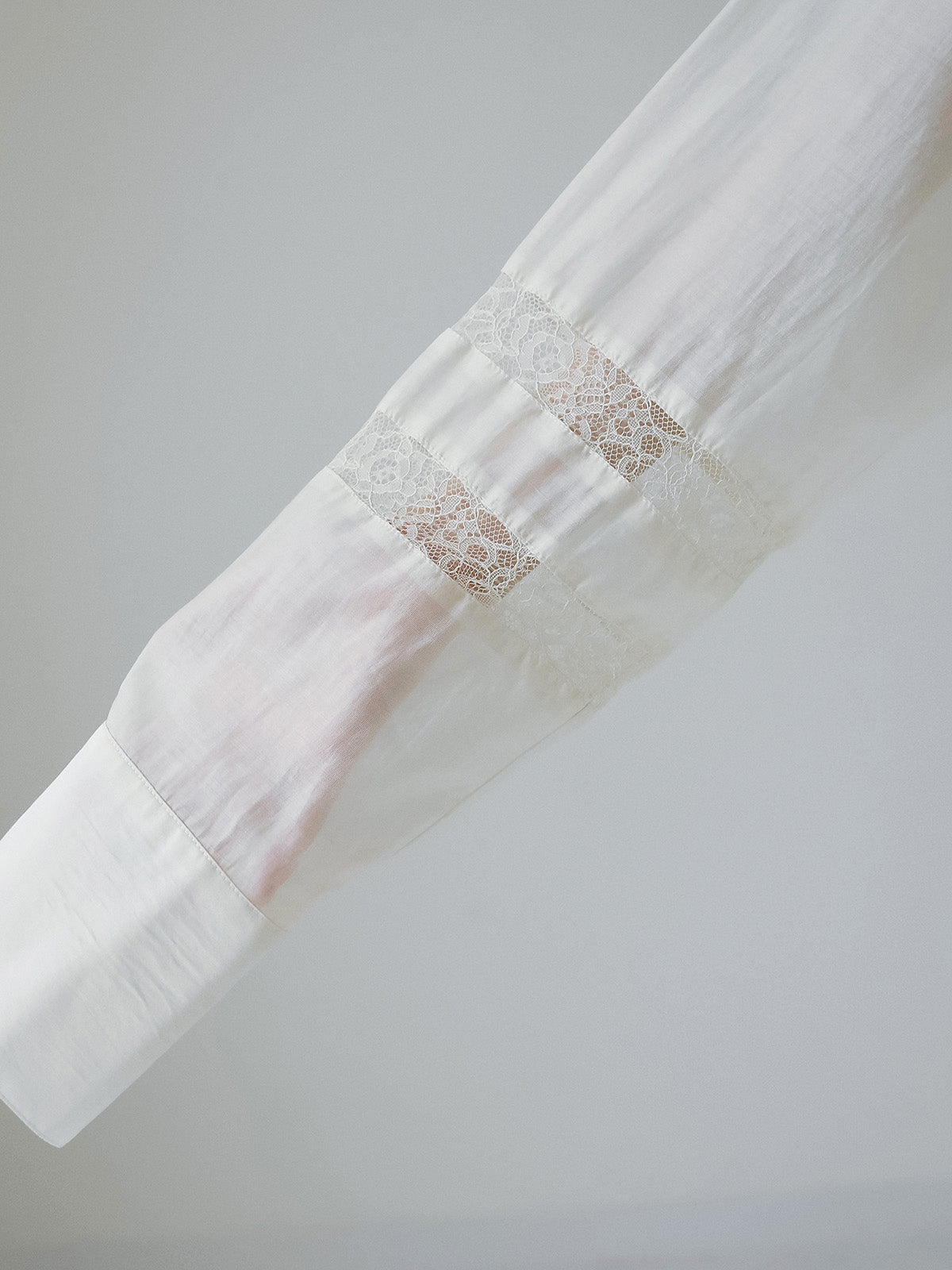 レースコンビシアーシャツ