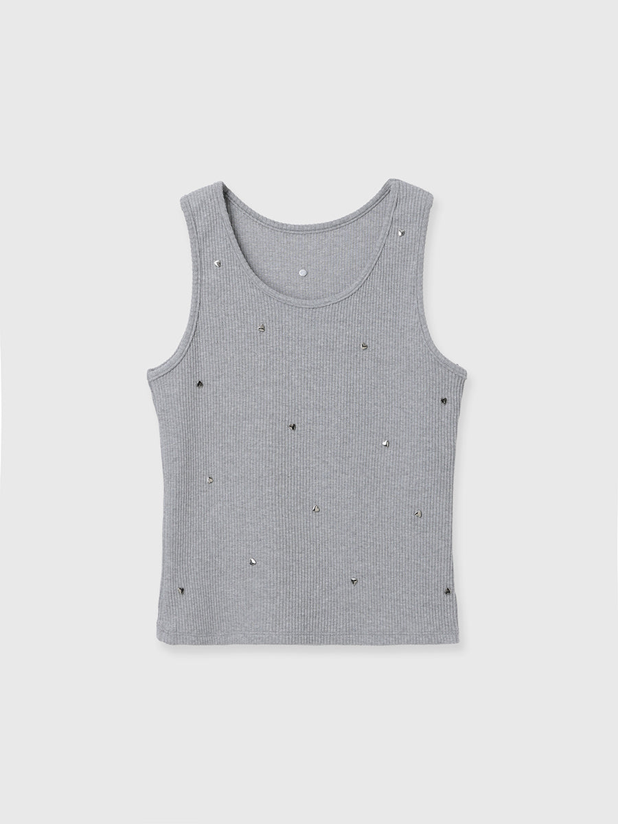 ハートスタッズタンクトップ