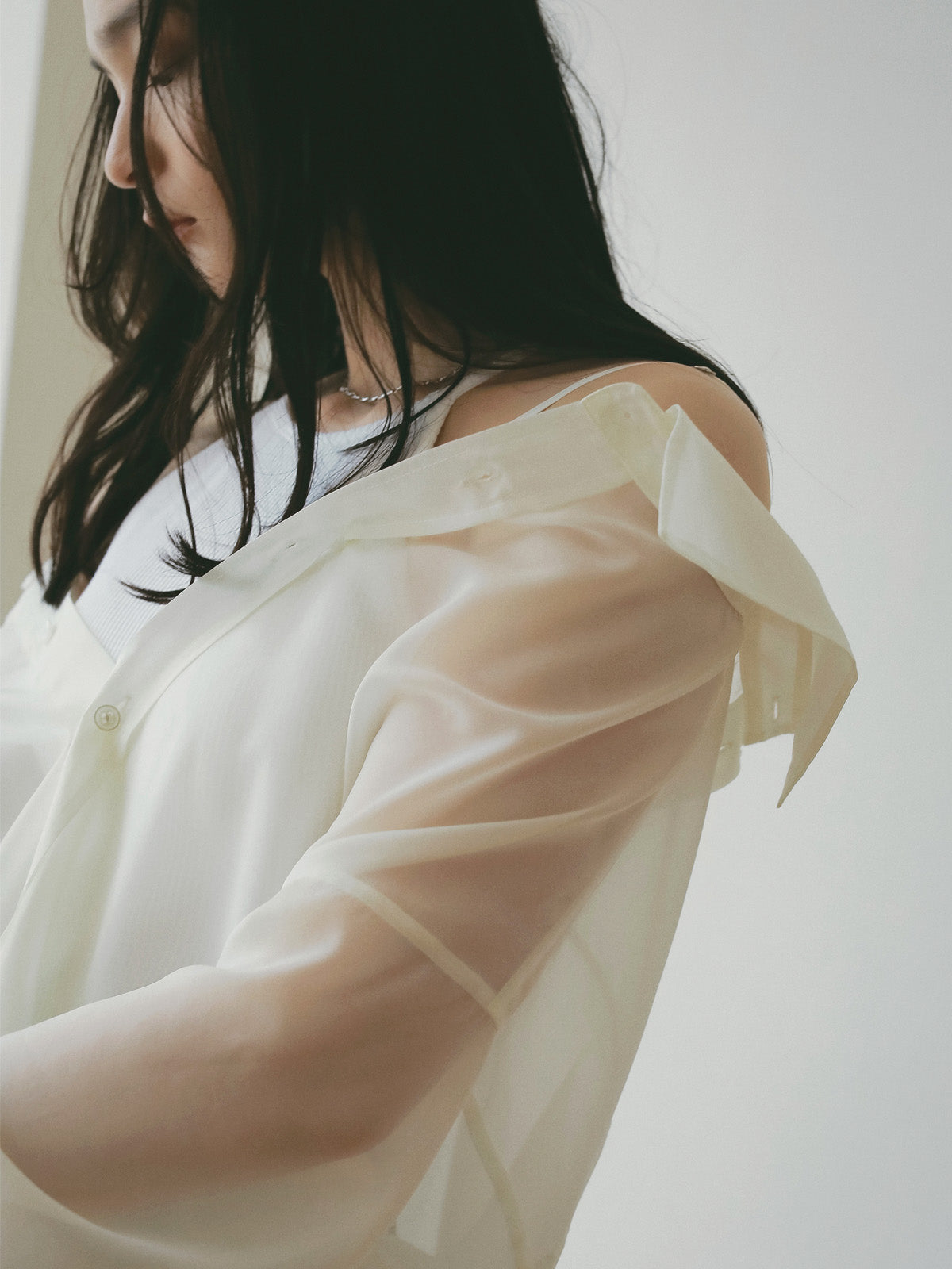 シアー2WAYシャツ