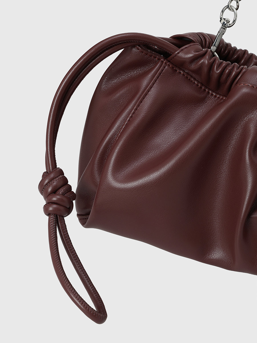 ソフトギャザードローストリングバッグ