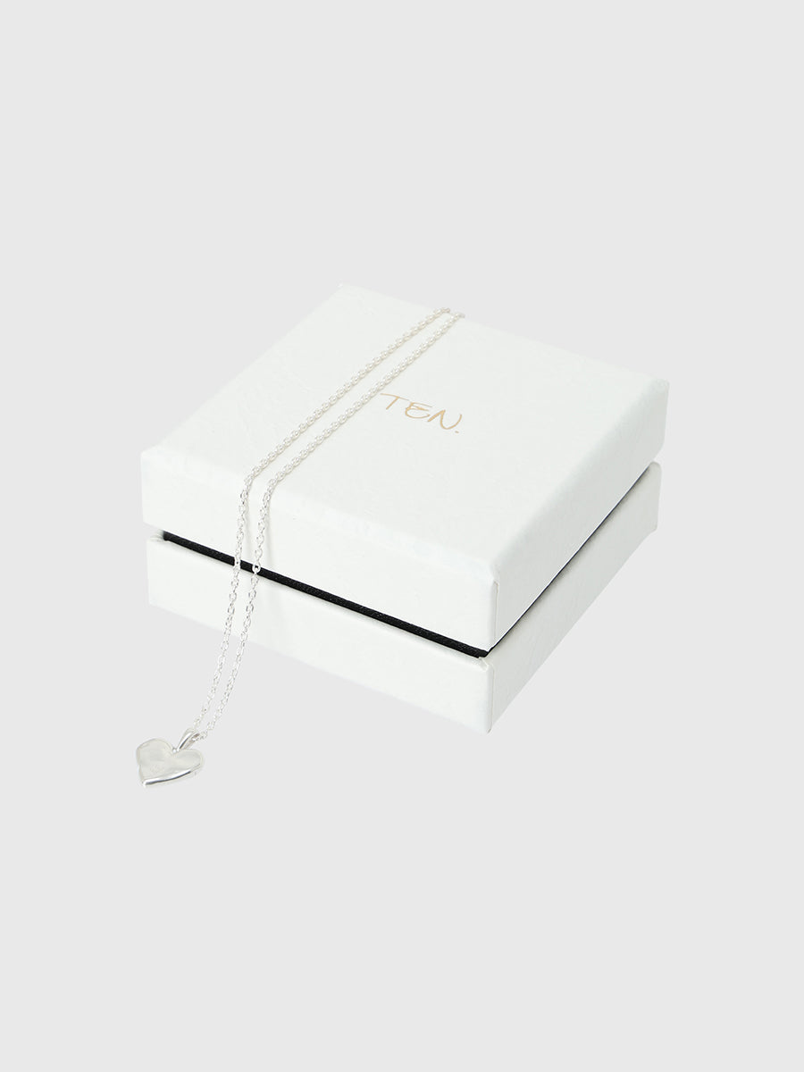 【TEN.】ハートシルフィウムネックレス SV