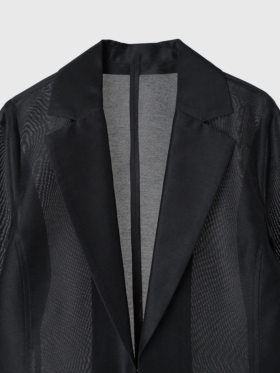 シアーテーラードジャケット