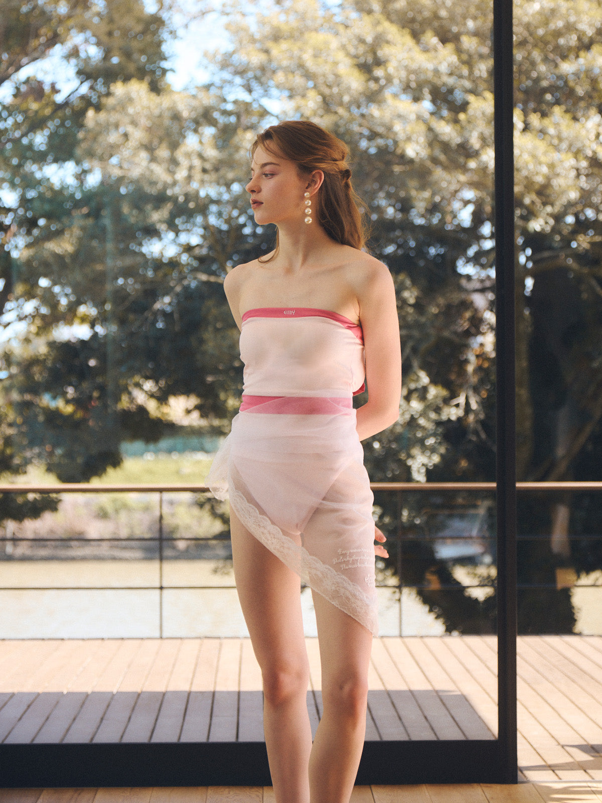 バックリボンワンピース