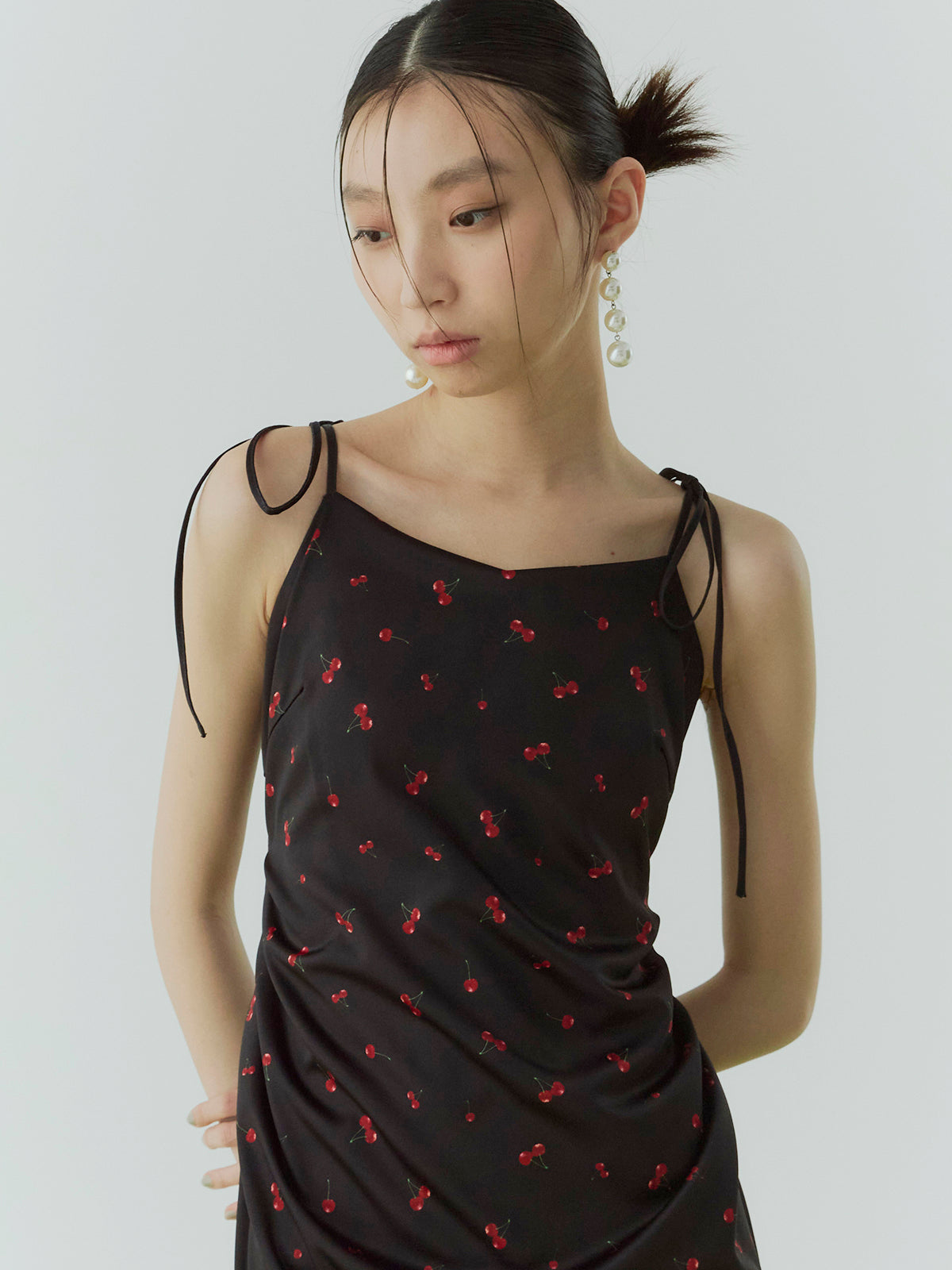 cherry patternキャミワンピース