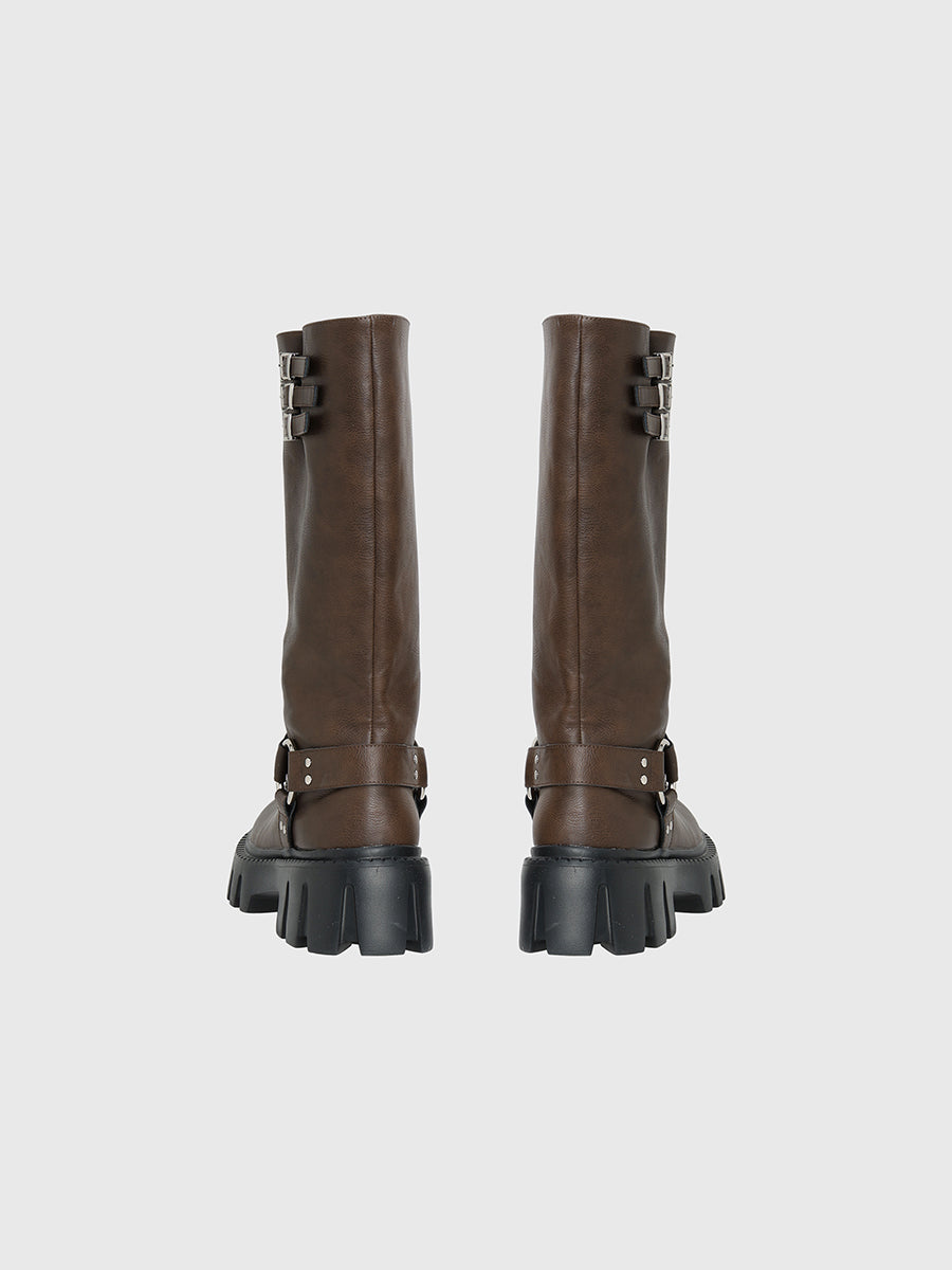 バイカーベルトブーツ