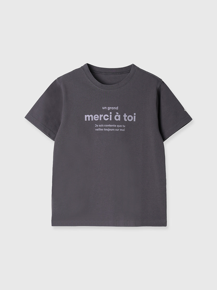 merci ロゴTシャツ