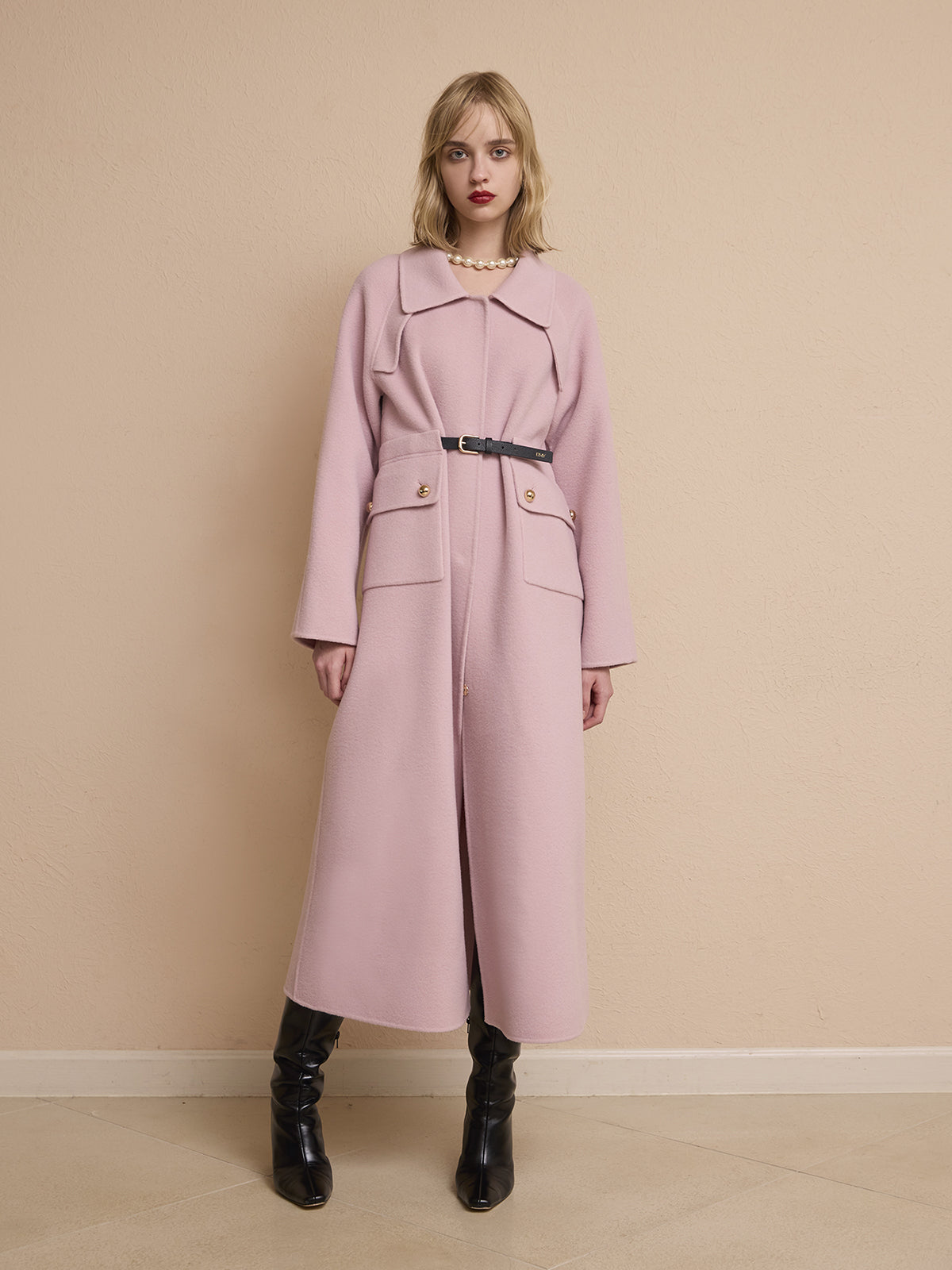 MODEL:172cm／COLOR:PINK／SIZE:36