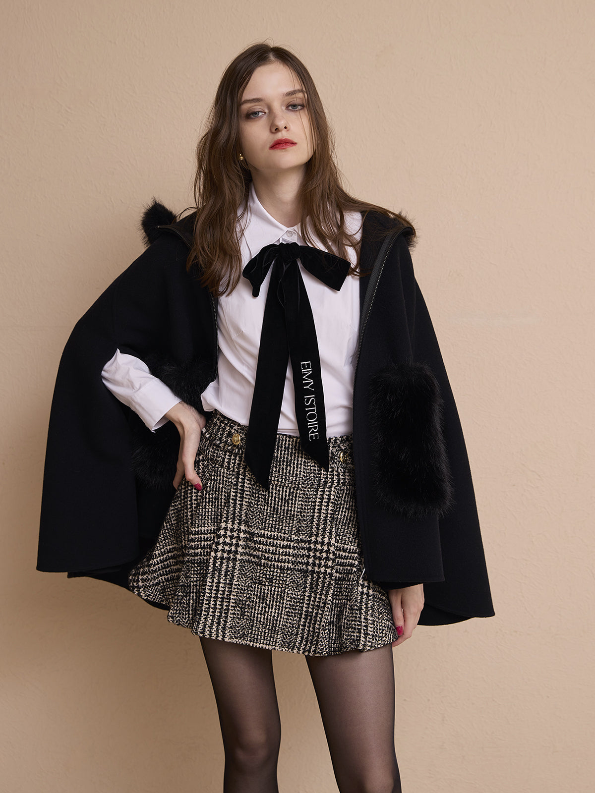 ベルベットリボンロゴシャツ