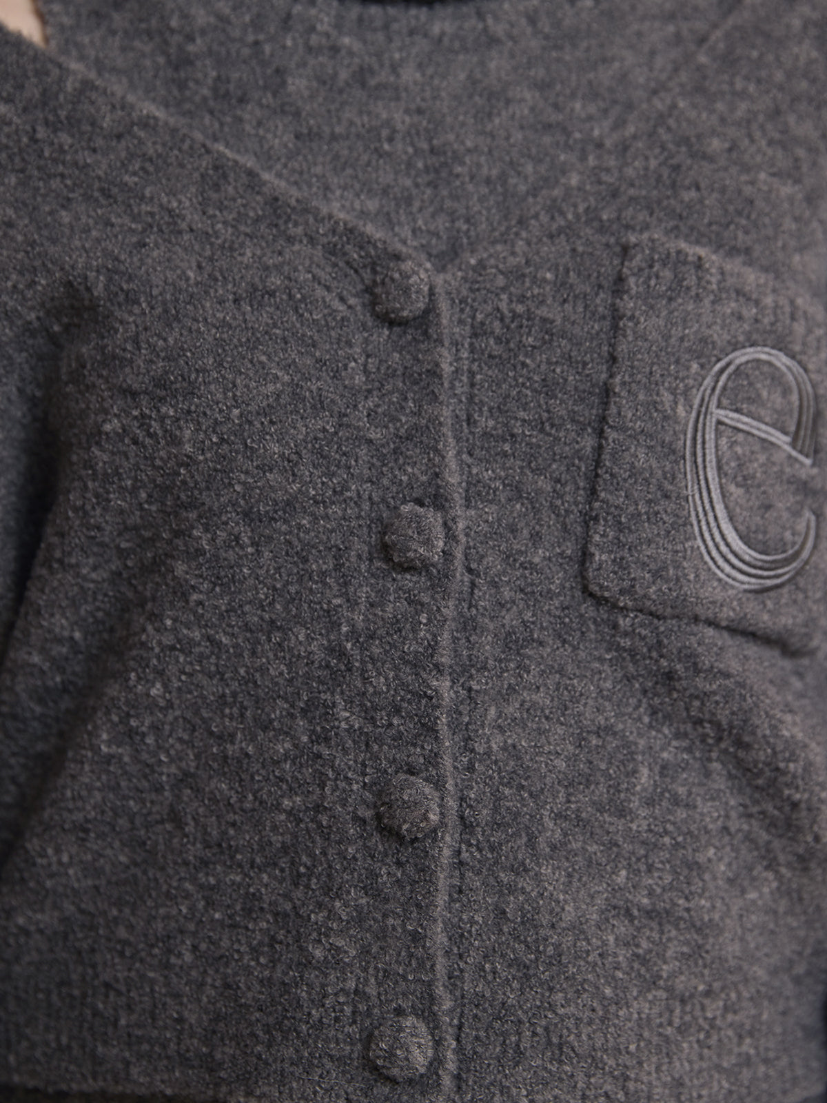 ブークレニットカーディガン