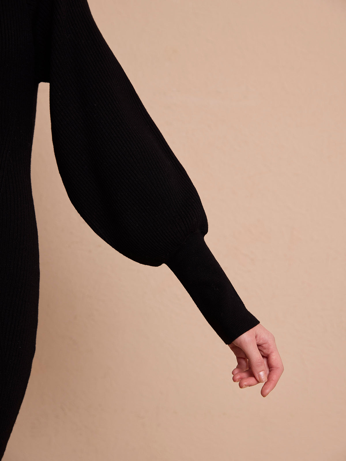 フロントロゴリブニットワンピース