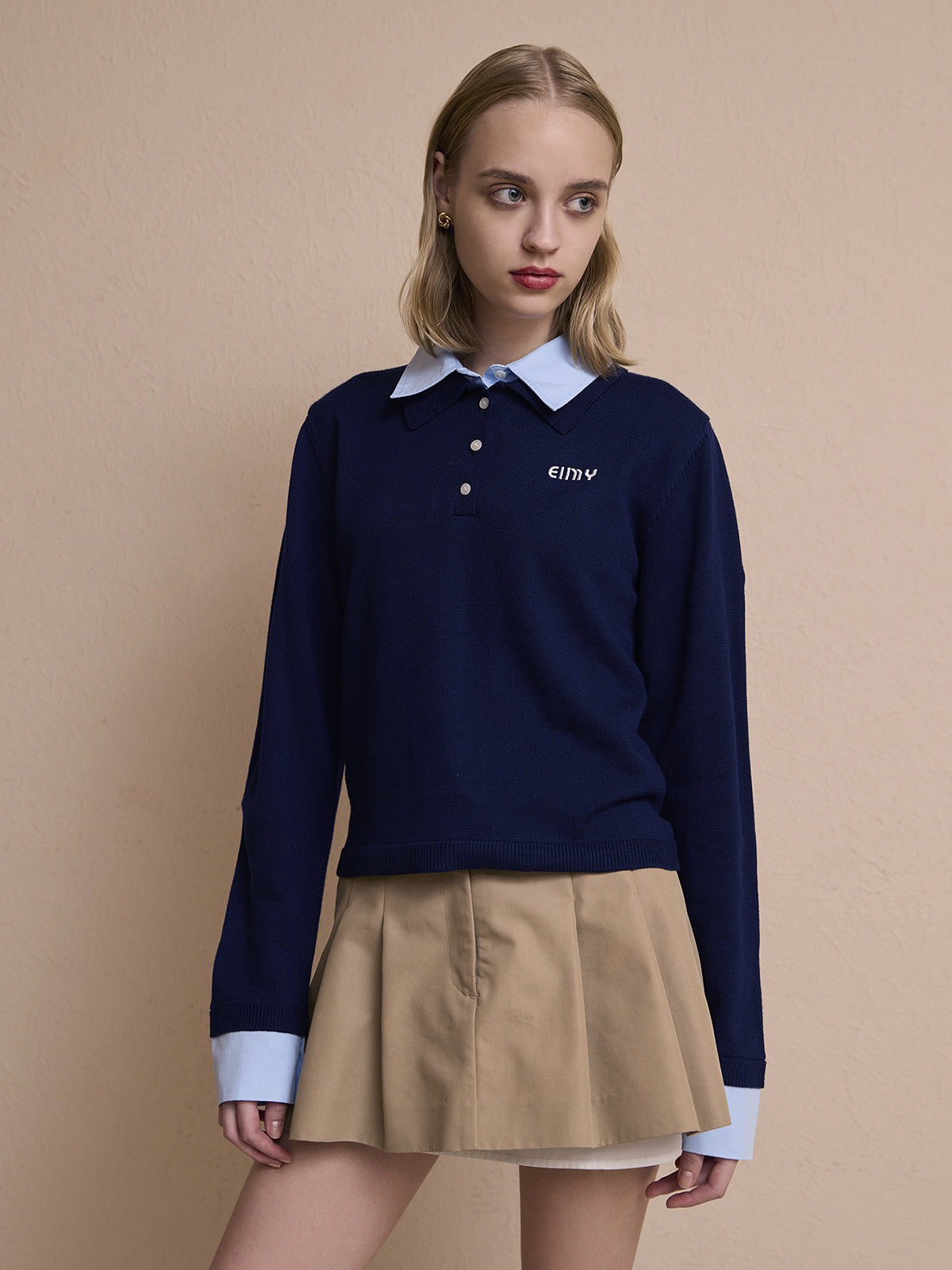 MODEL:172cm／COLOR:BEIGE／SIZE:S