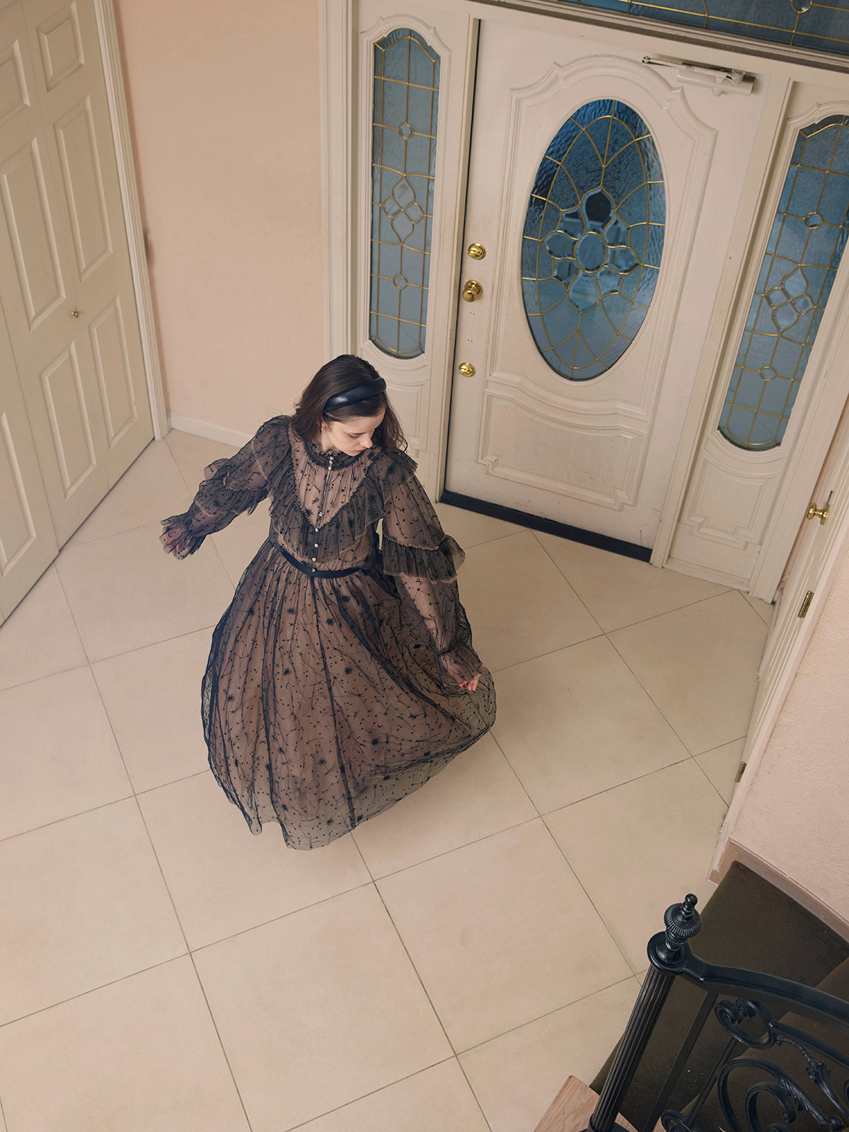 スターエンブロイダリーブラウス