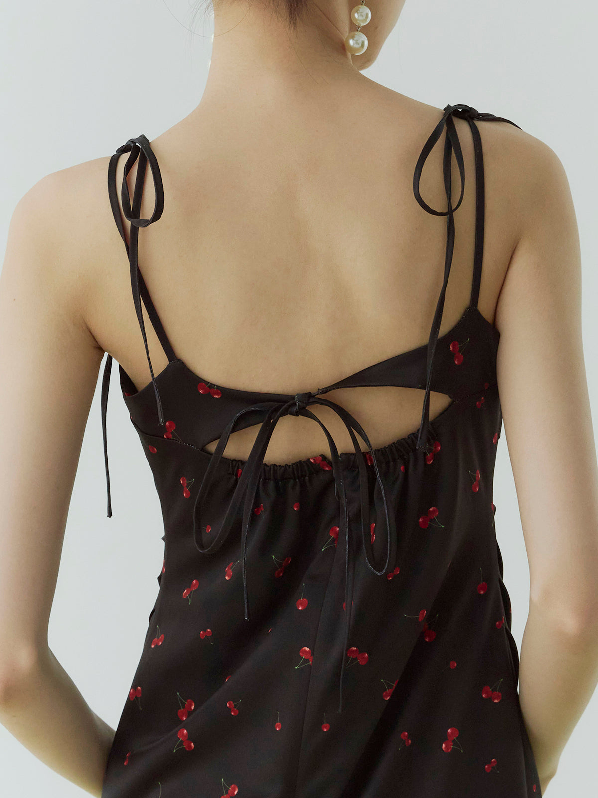 cherry patternキャミワンピース