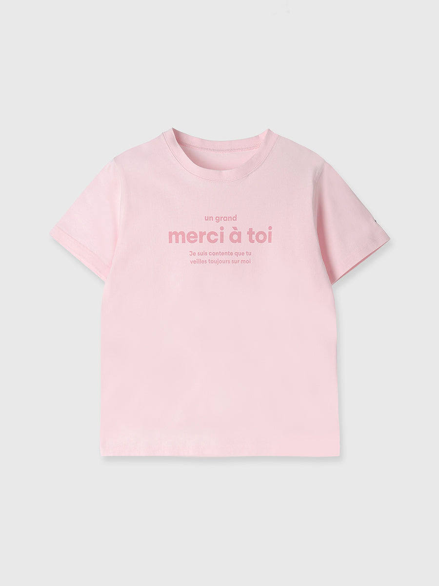 merci ロゴTシャツ