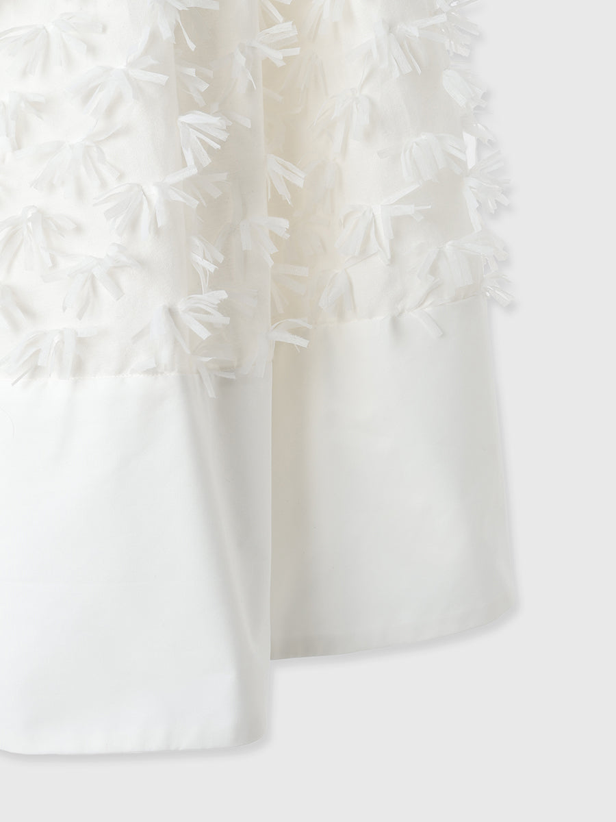 リボンクロスフレアスカート