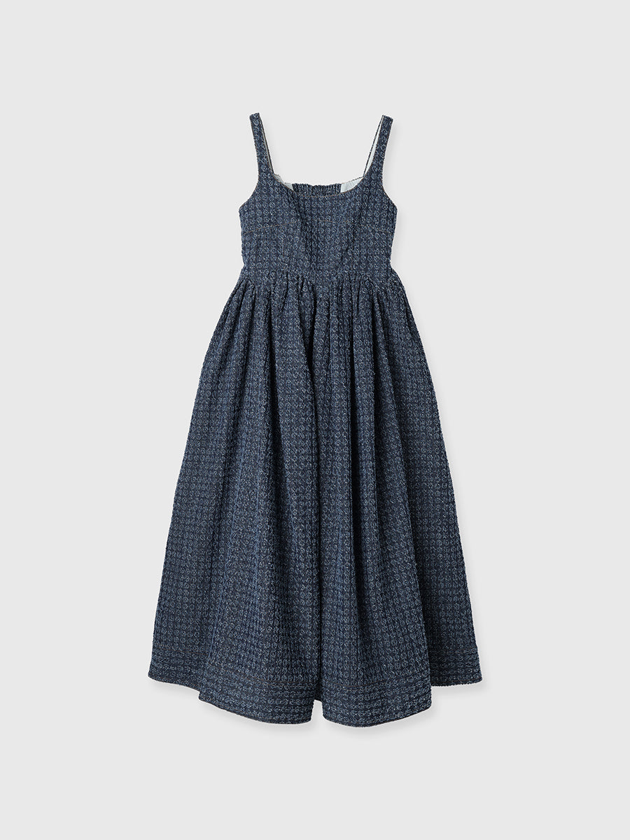 デニムビスチェワンピース