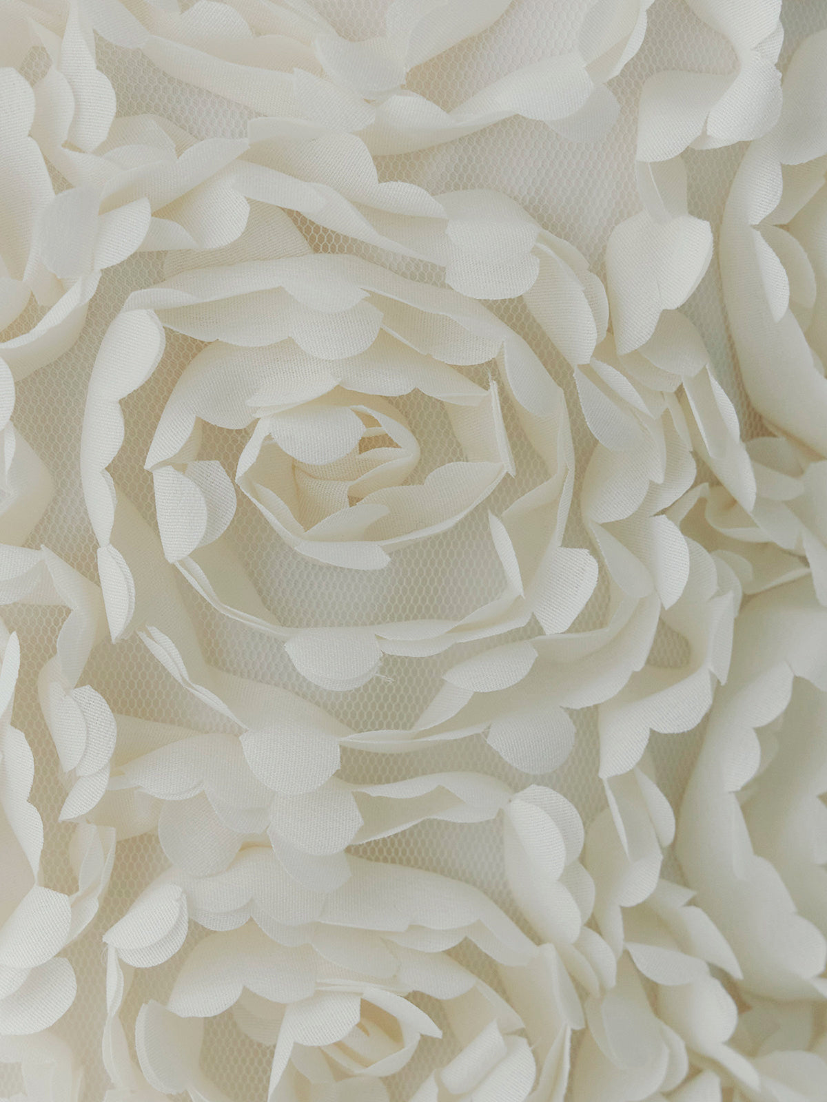 ボリュームフラワーモチーフアメスリワンピース