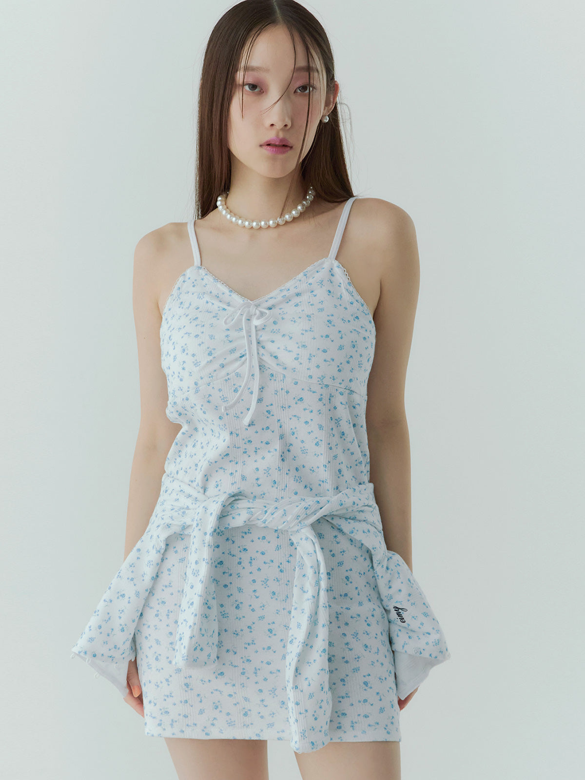 miller×eimy カーデショートワンピース