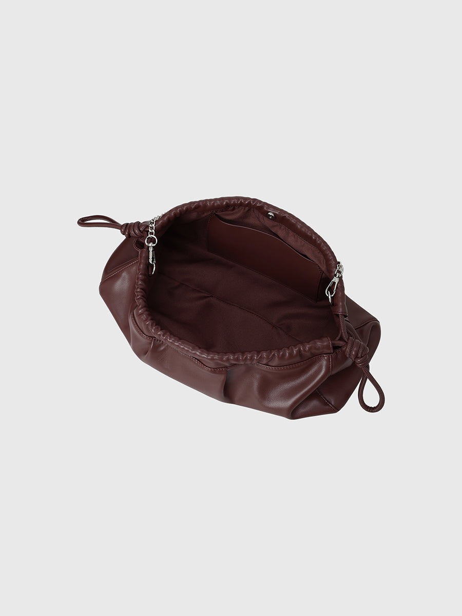 ソフトギャザードローストリングバッグ