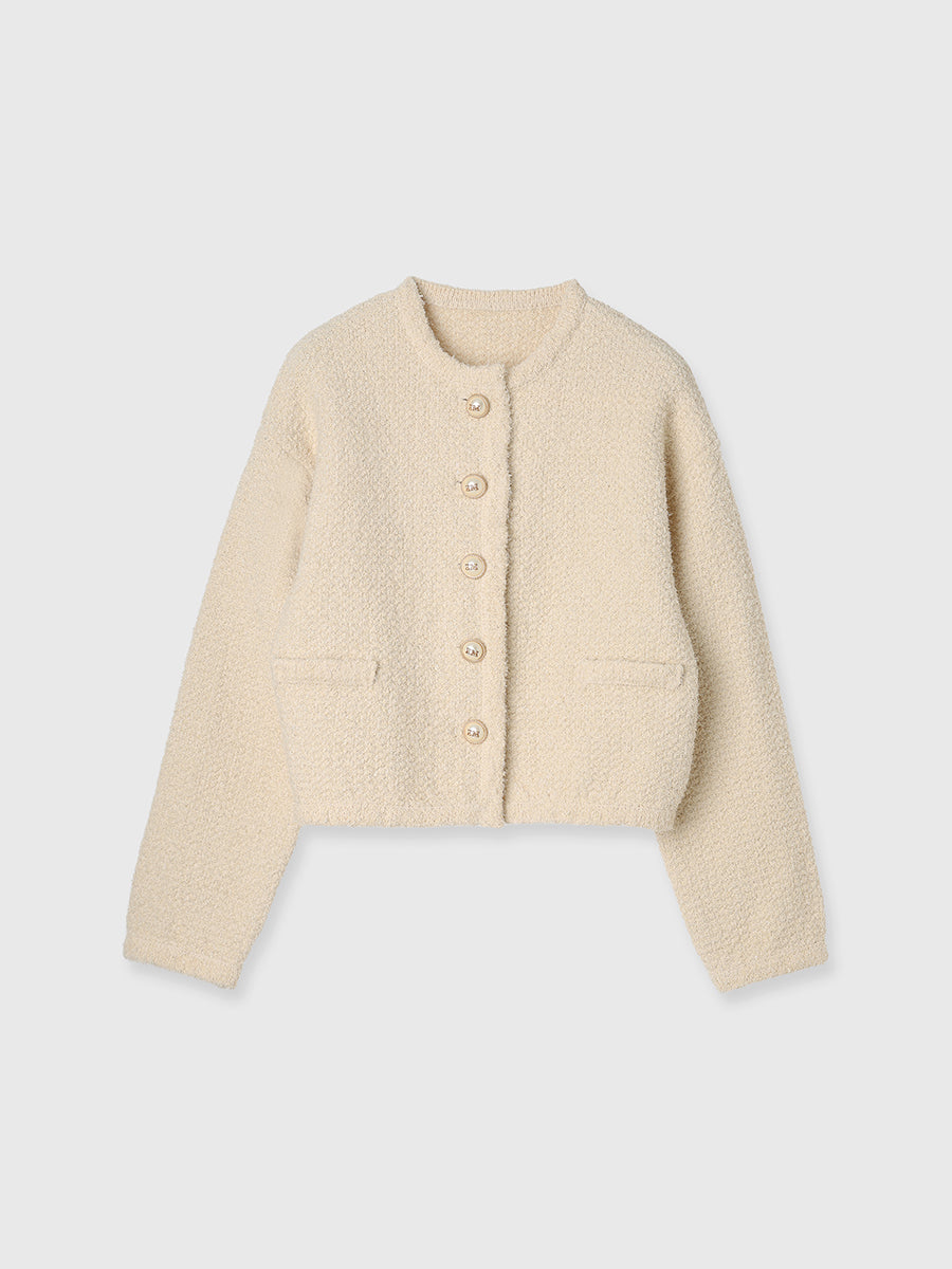 スプリングニットツイードジャケット