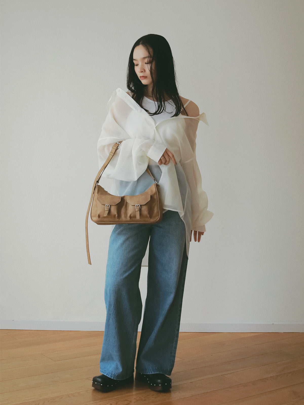 シアー2WAYシャツ