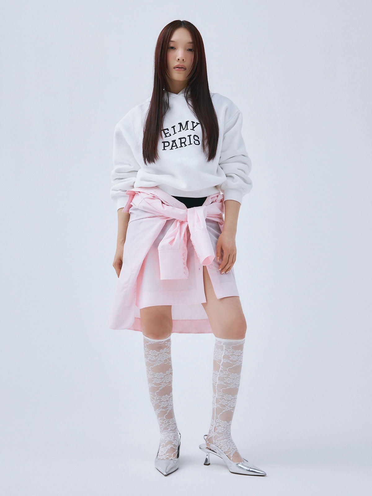 EIMY PARISロゴフーディー