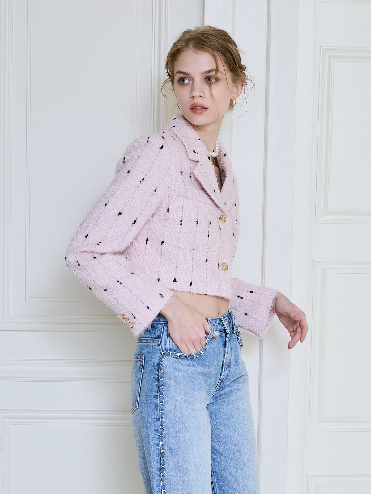 キャンディーツイードショートジャケット