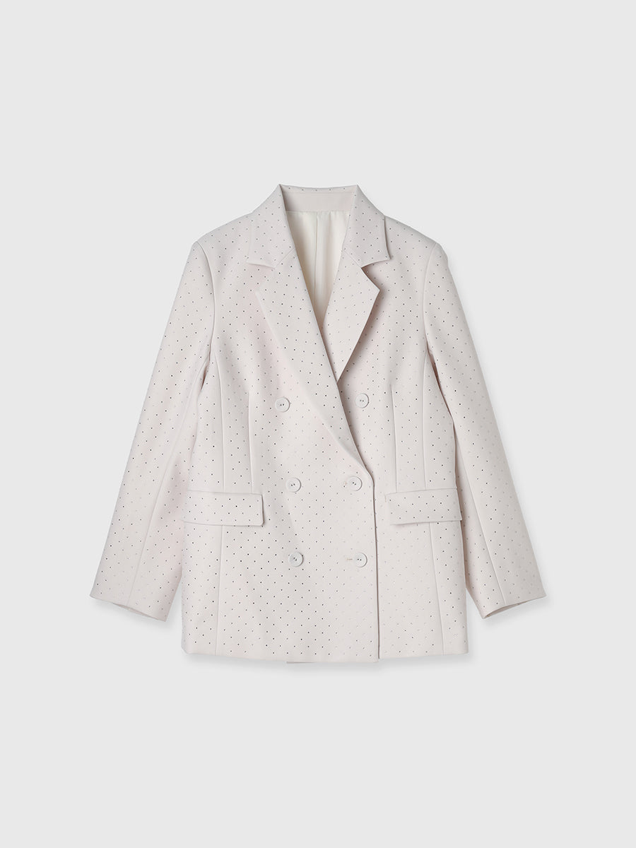 ビジュートリムテーラードジャケット