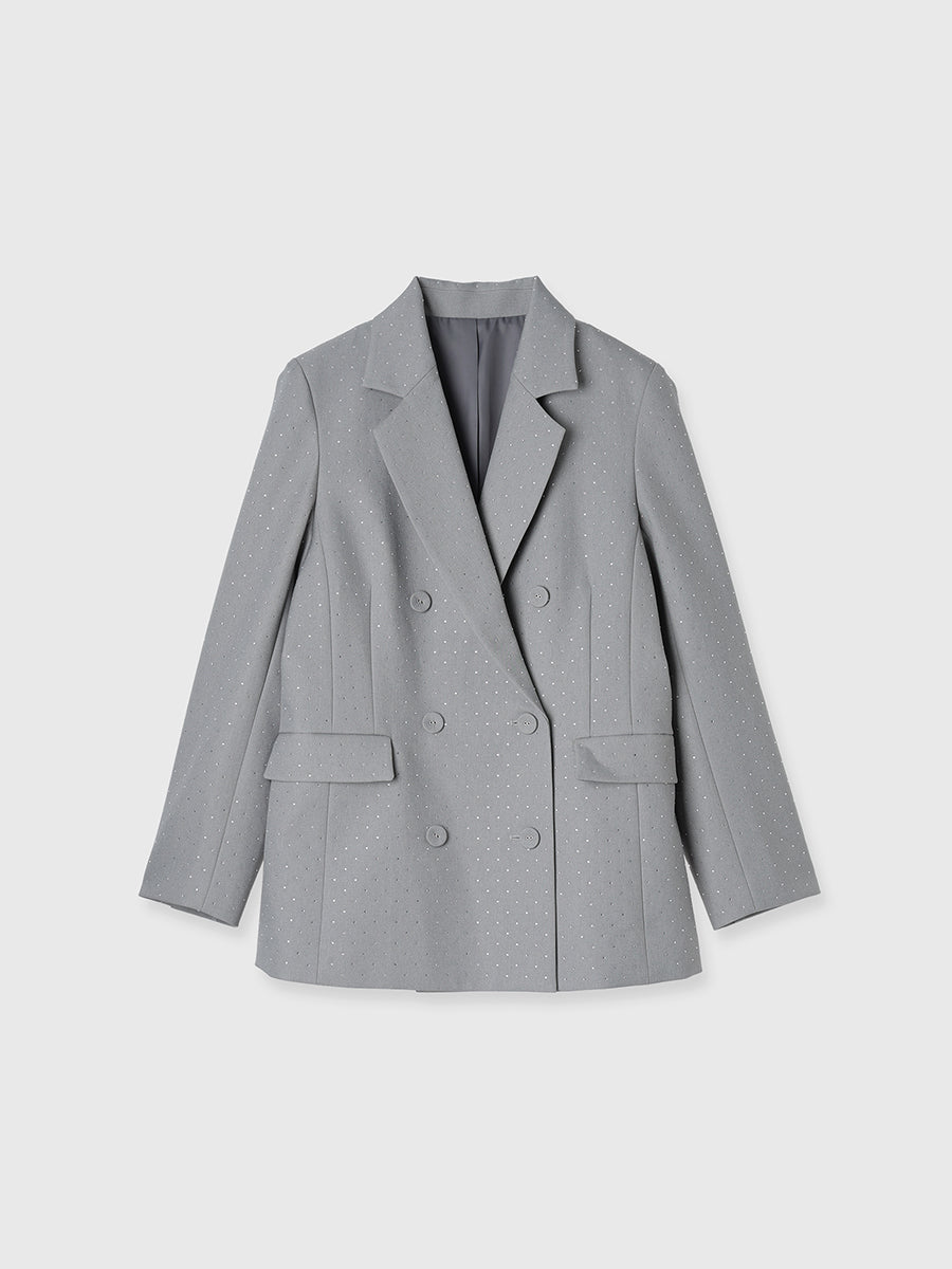 ビジュートリムテーラードジャケット