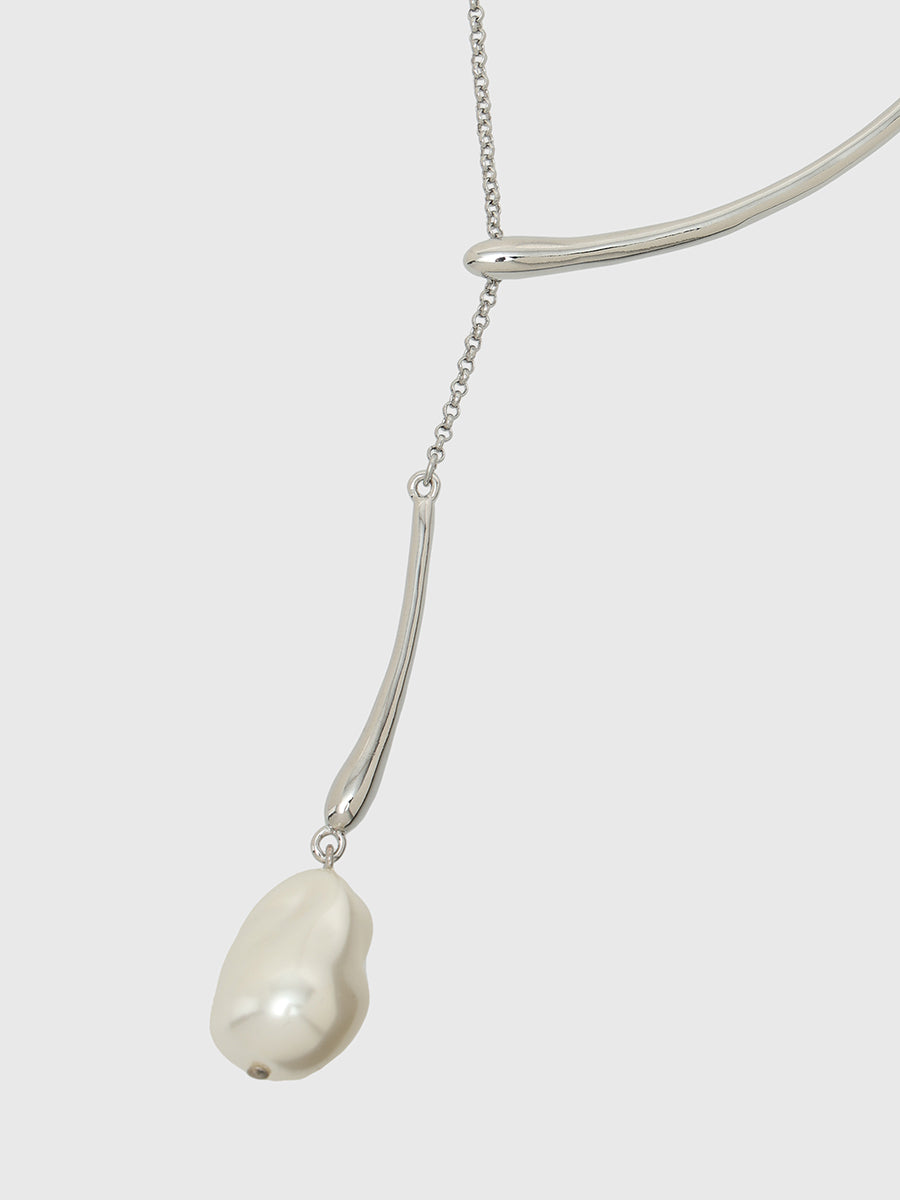 パールドロップネックレス