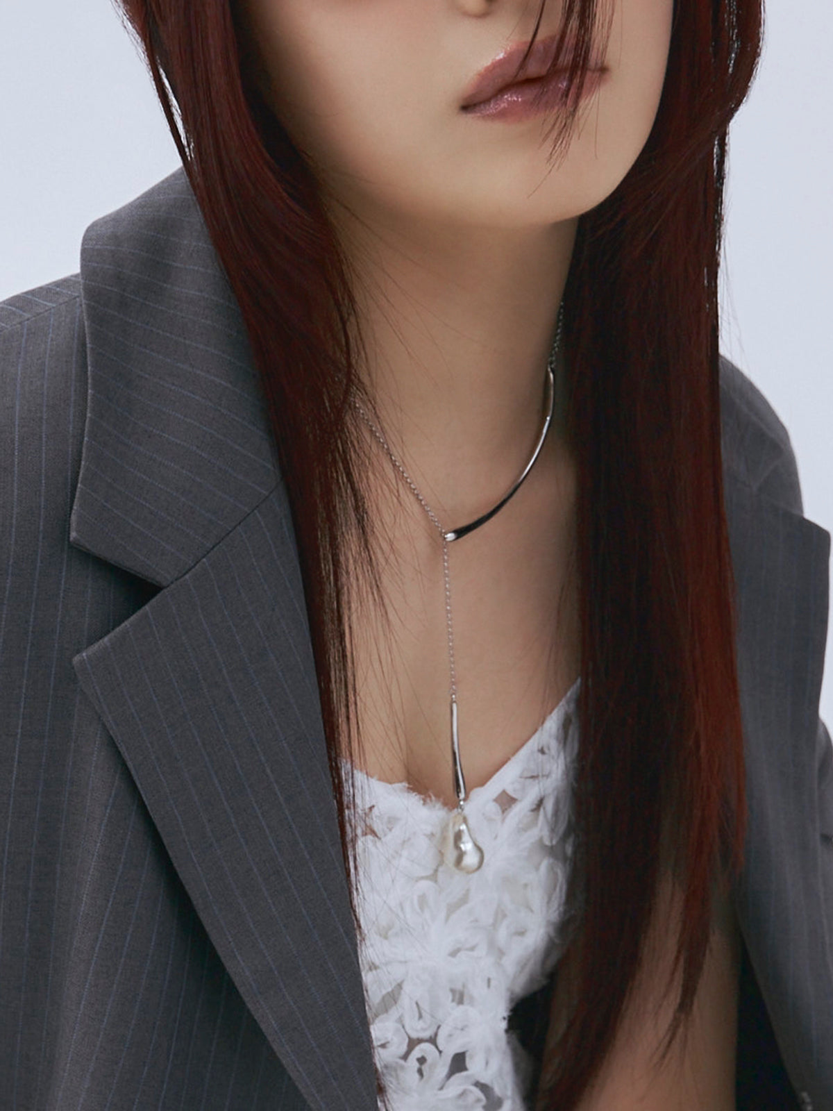 パールドロップネックレス