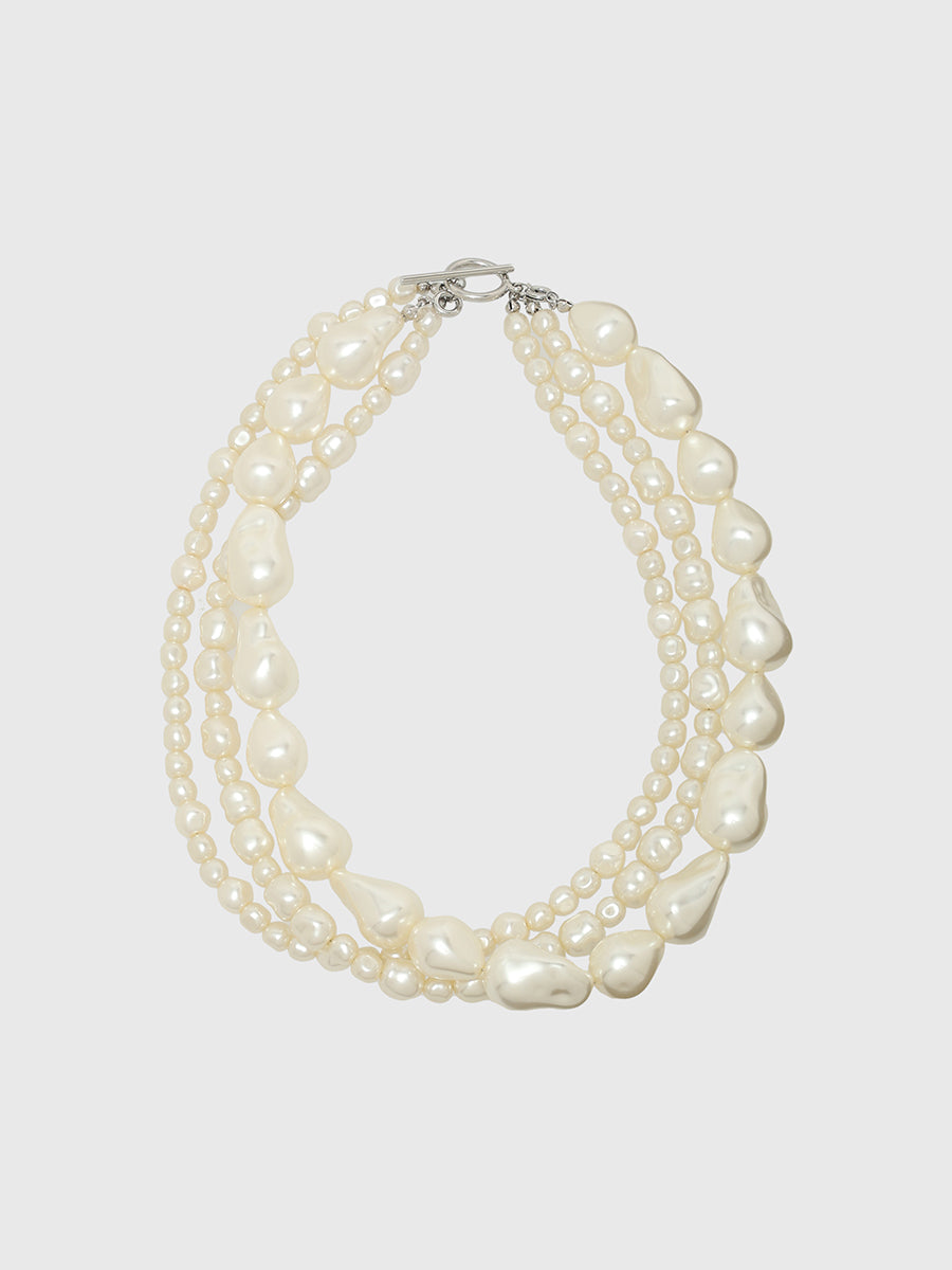 3wayレイヤリングパールネックレス